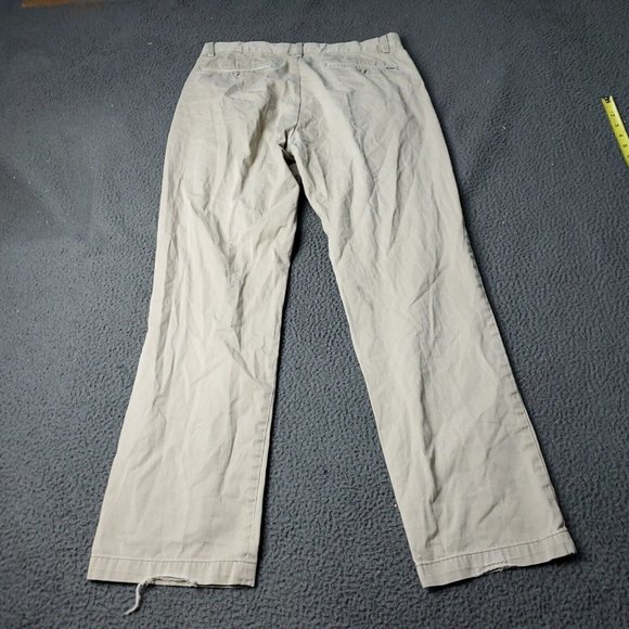 Polo Ralph Lauren Chino Khaki Pants Mens Size 32 x31 Cream Tan Classic Fit - Picture 12 of 13